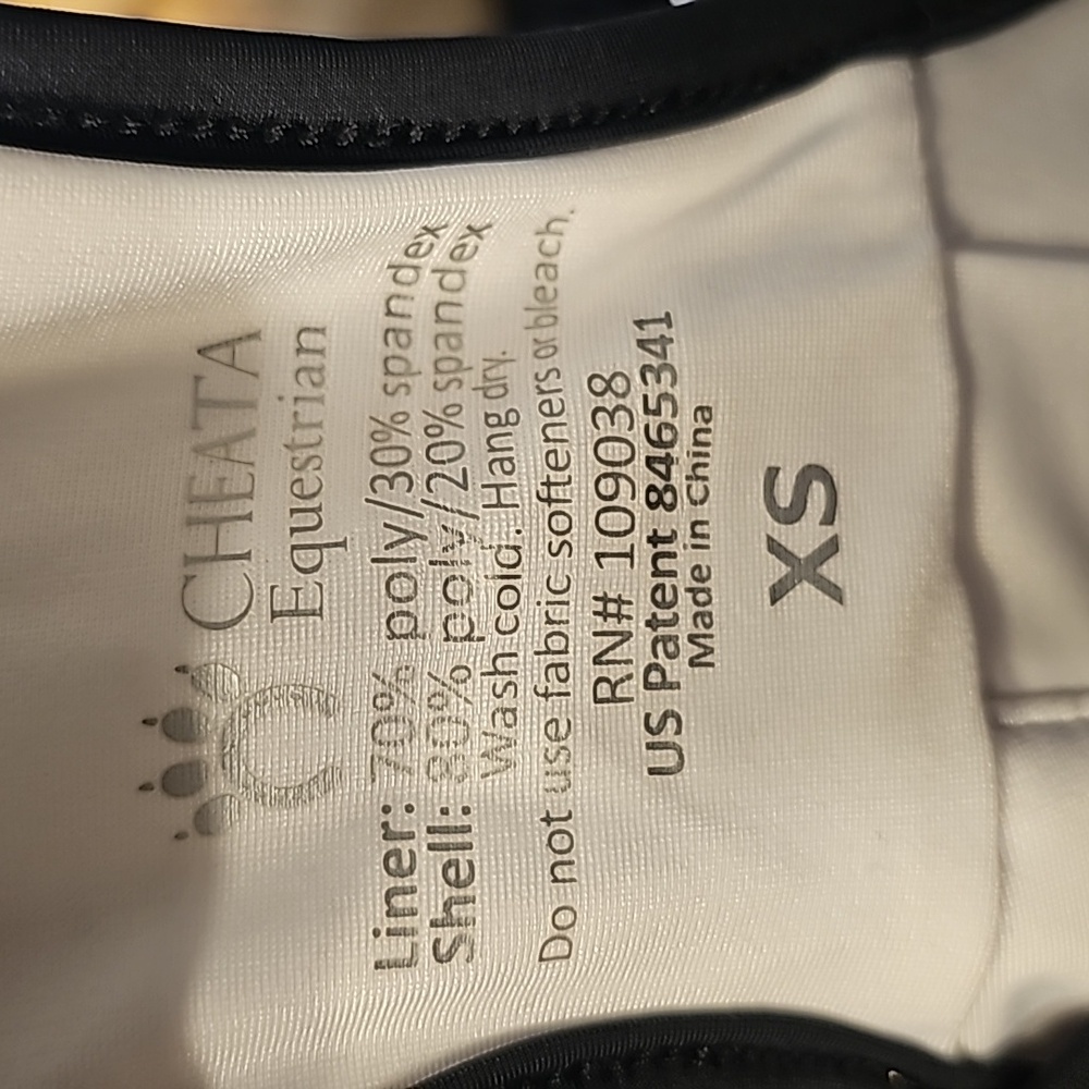 Cheata Equestrian Trotter Ultimate Compression Sport Tank Top NWT DK Khaki XS - Picture 5 of 6